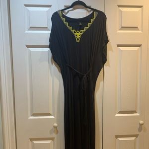 Beaded Jersey Knit Maternity Dress